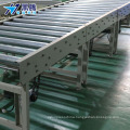 Long power roller conveyor